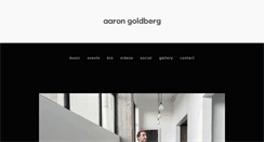 Desktop Screenshot of aarongoldberg.com
